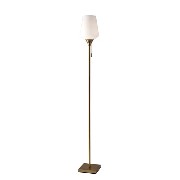 Roxy Floor Lamp Brass Adesso