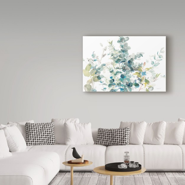 Trademark Fine Art danhui Nai x27 eucalyptus I White Crop x27 Canvas Art