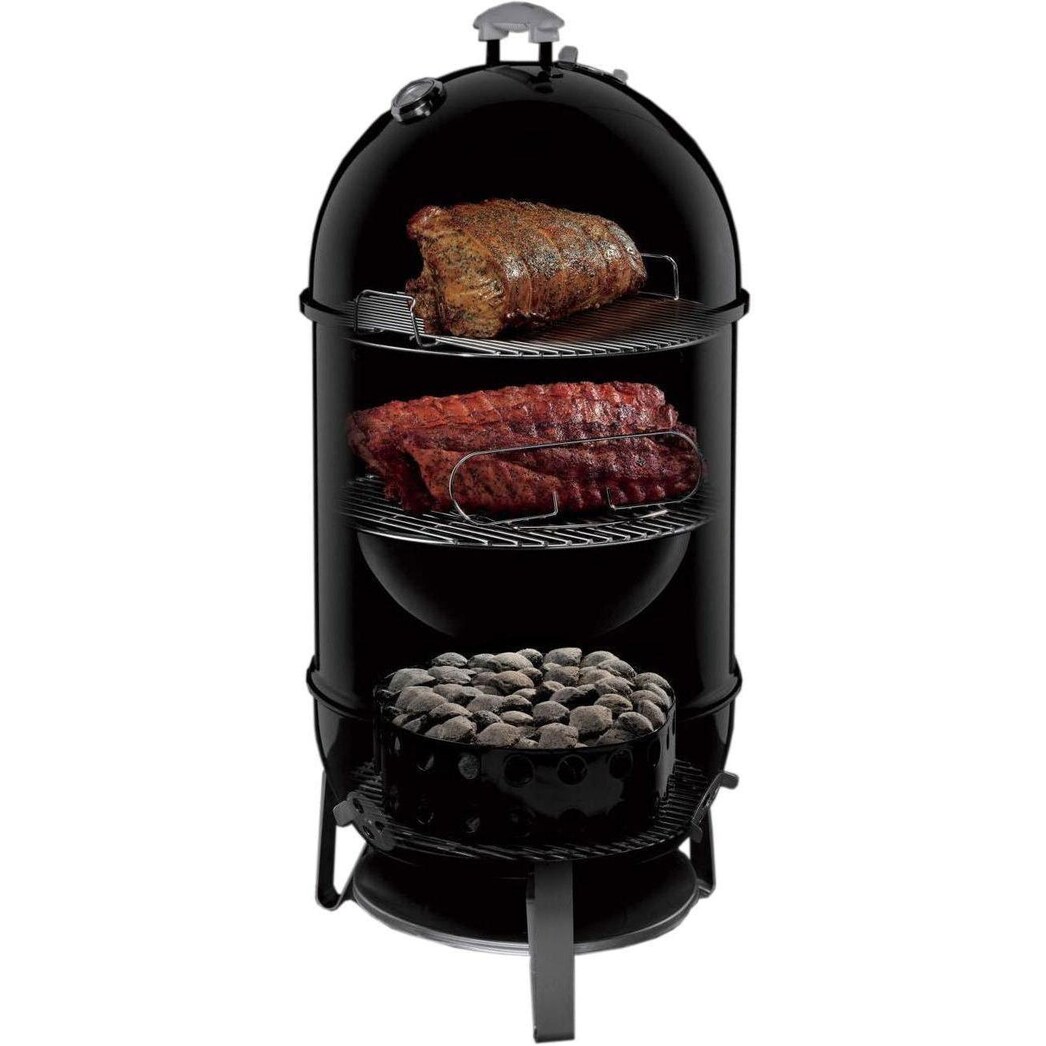 Weber 721001 Smokey Mountain Cooker 18-Inch Charcoal Smoker