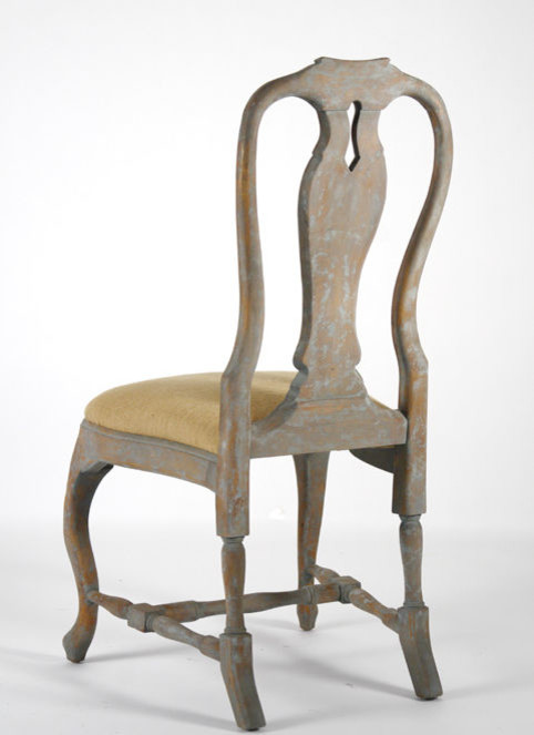 Kate Chair  Tan Linen   French Country   Dining Chairs   by HedgeApple  Houzz