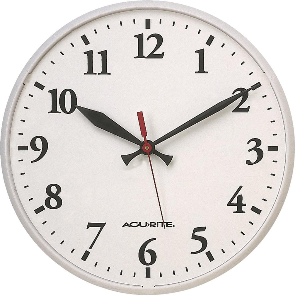 Basic 12-1/2-dia. Indoor/Outdoor Clock