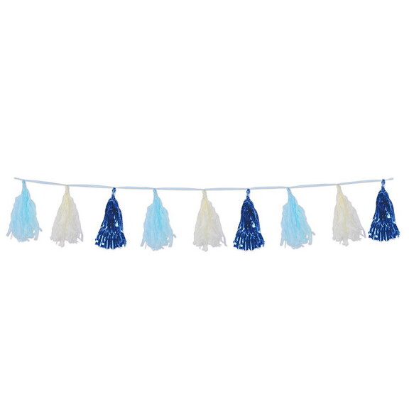 Beistle 59928 B Metallic   Tissue Tassel Garland  ...