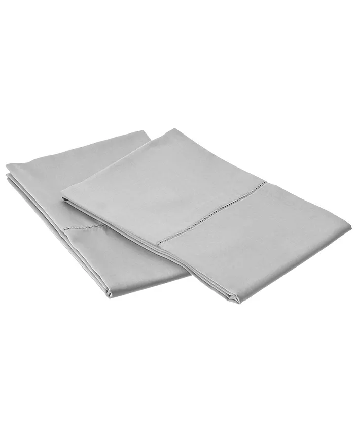 Belle Epoque 420 TC Supima Pillowcase Pair with Hem Stitch， Standard