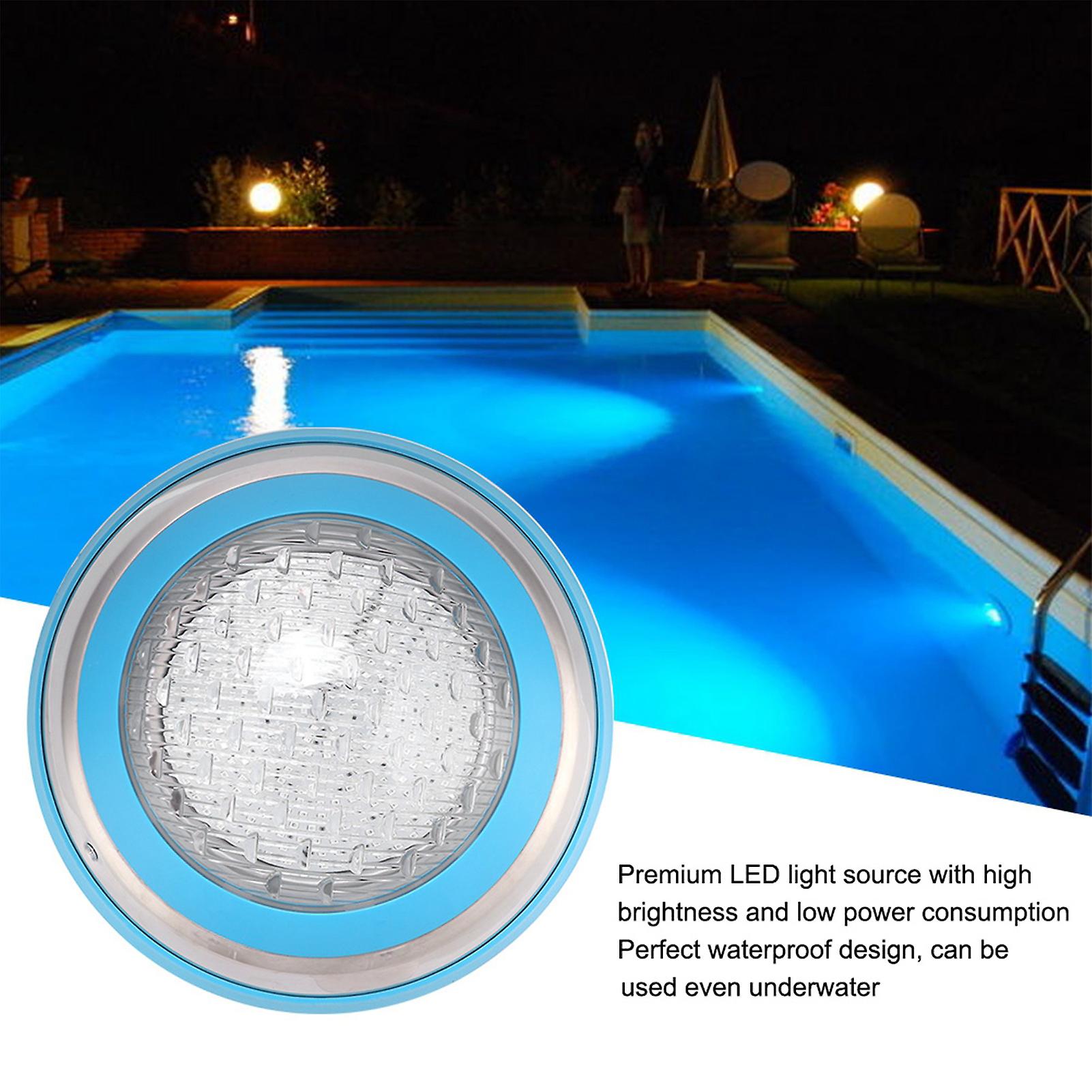 Ac12v 35w 360led Waterproof Pool Light Multicolor Rgb Underwater Lamp With Remote Control For Fish Pond， Pool， Rockery， Fountain