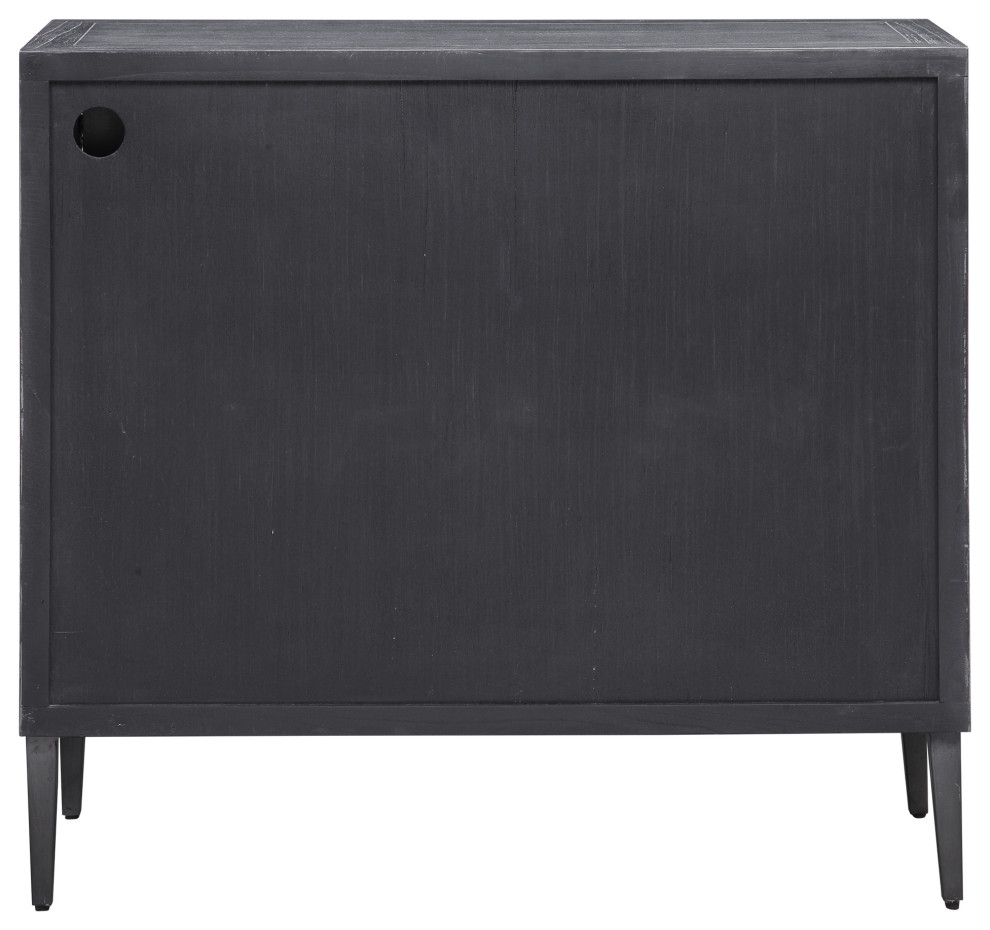 Uttermost Laurentia 37x34 quot2 Door Accent Cabinet   Transitional   Accent Chests And Cabinets   by HedgeApple  Houzz