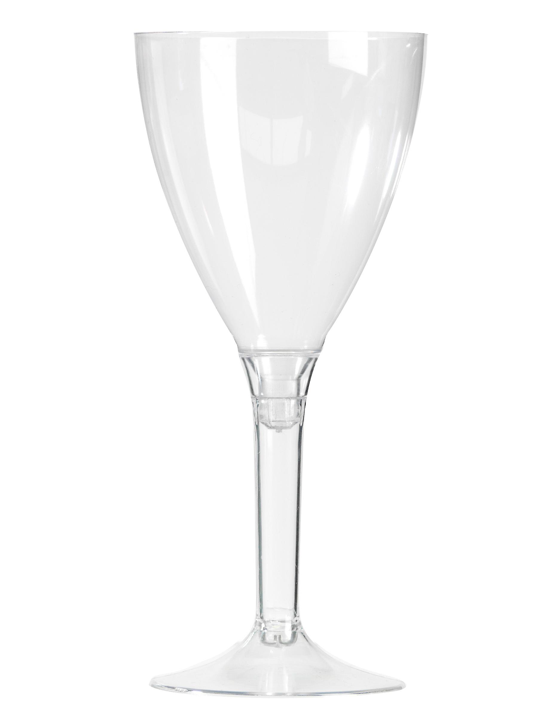 10 Wine glasses foot crystal 160 ml