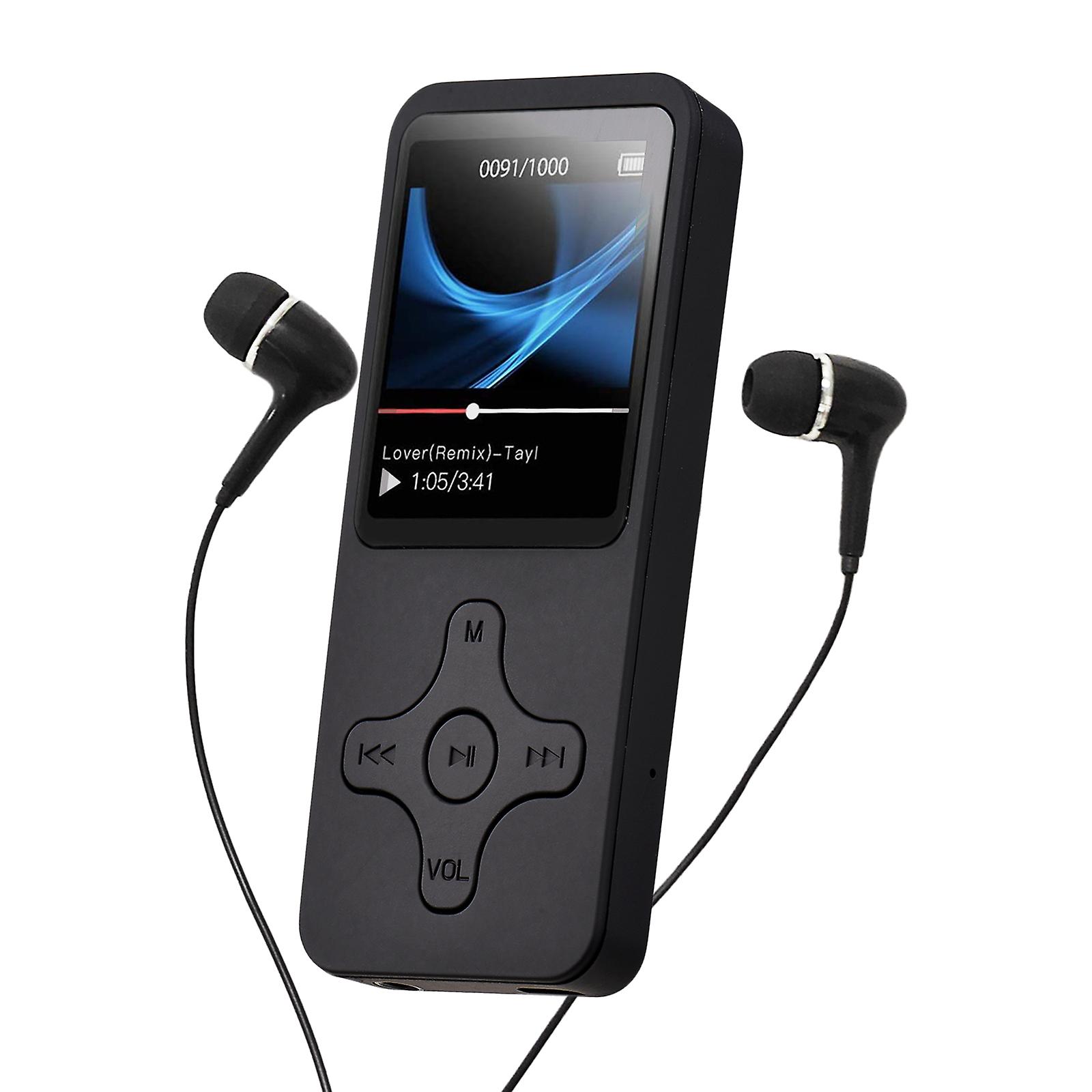 Type 1 Portable Mp4 Player Mp3 Music Player With Headphone Lcd Screen Video Player Photo Viewer Support Tf Cards Support Music Fm Radio Video E-book R