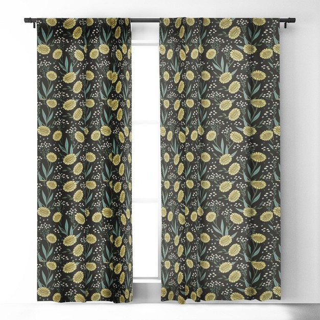 X 50 quot Single Panel Room Darkening Window Curtain Society6