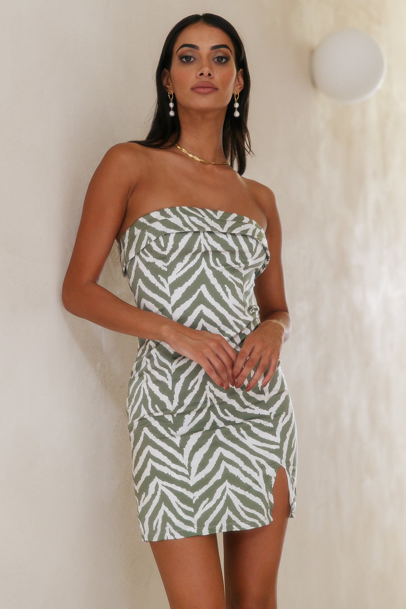 Parallel Thinking Dress Green