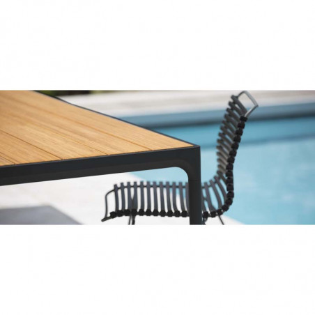 Chaise de jardin Click HOUE - Chaise extérieure lattes interchangeables