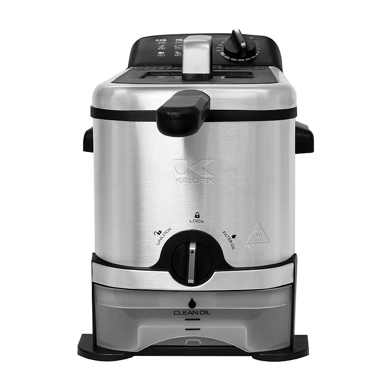 Kalorik 3.2-qt. Oil Filtration Deep Fryer