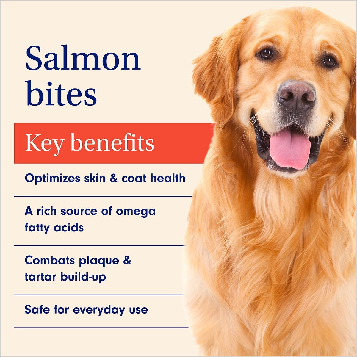 PetLab Co. Salmon Bites Dog Treats， 3-oz bag