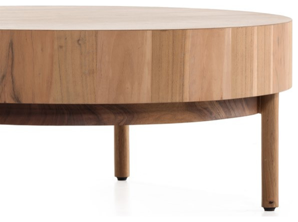 Giverny Coffee Table Natural Acacia   Modern   Coffee And Accent Tables   by Virgil Stanis Design  Houzz