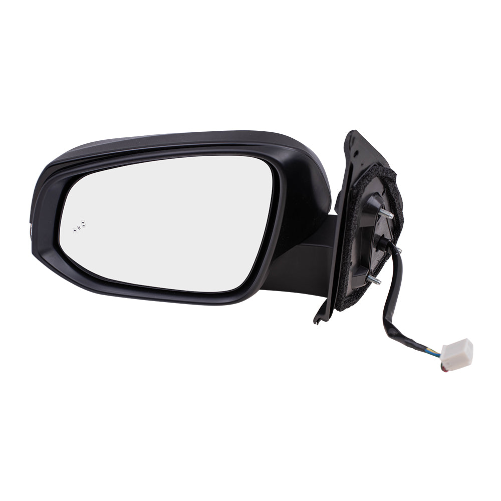 Replacement Driver Power Door Mirror Heated Signal Blind Spot Detection Compatible with 2016-2019 Tacoma