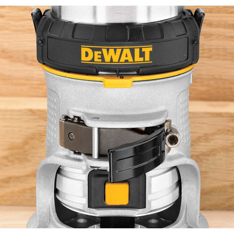 DEWALT 1.25 HP MAX Torque Variable Speed Compact Router with LED's