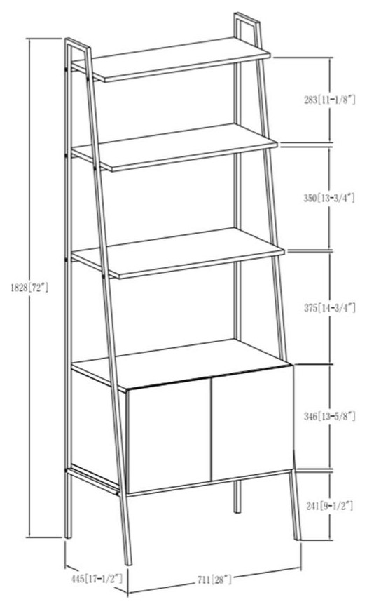 Craftsman Bar Table  Natural   Industrial   Bookcases   by BisonOffice  Houzz