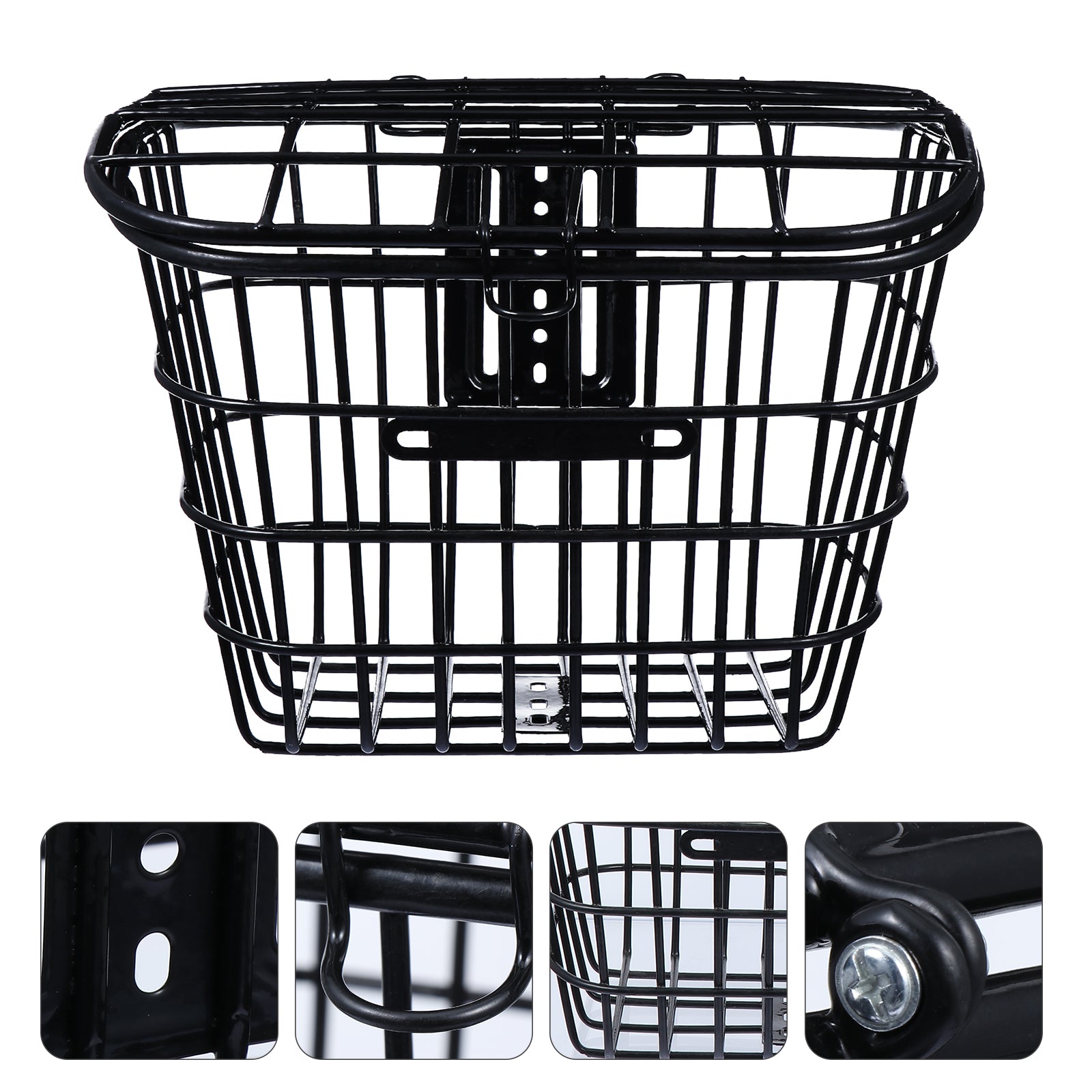 BESTONZON 1pc Electric Bike Basket Thicken Bike Storage Holder Riding Storage Gadget