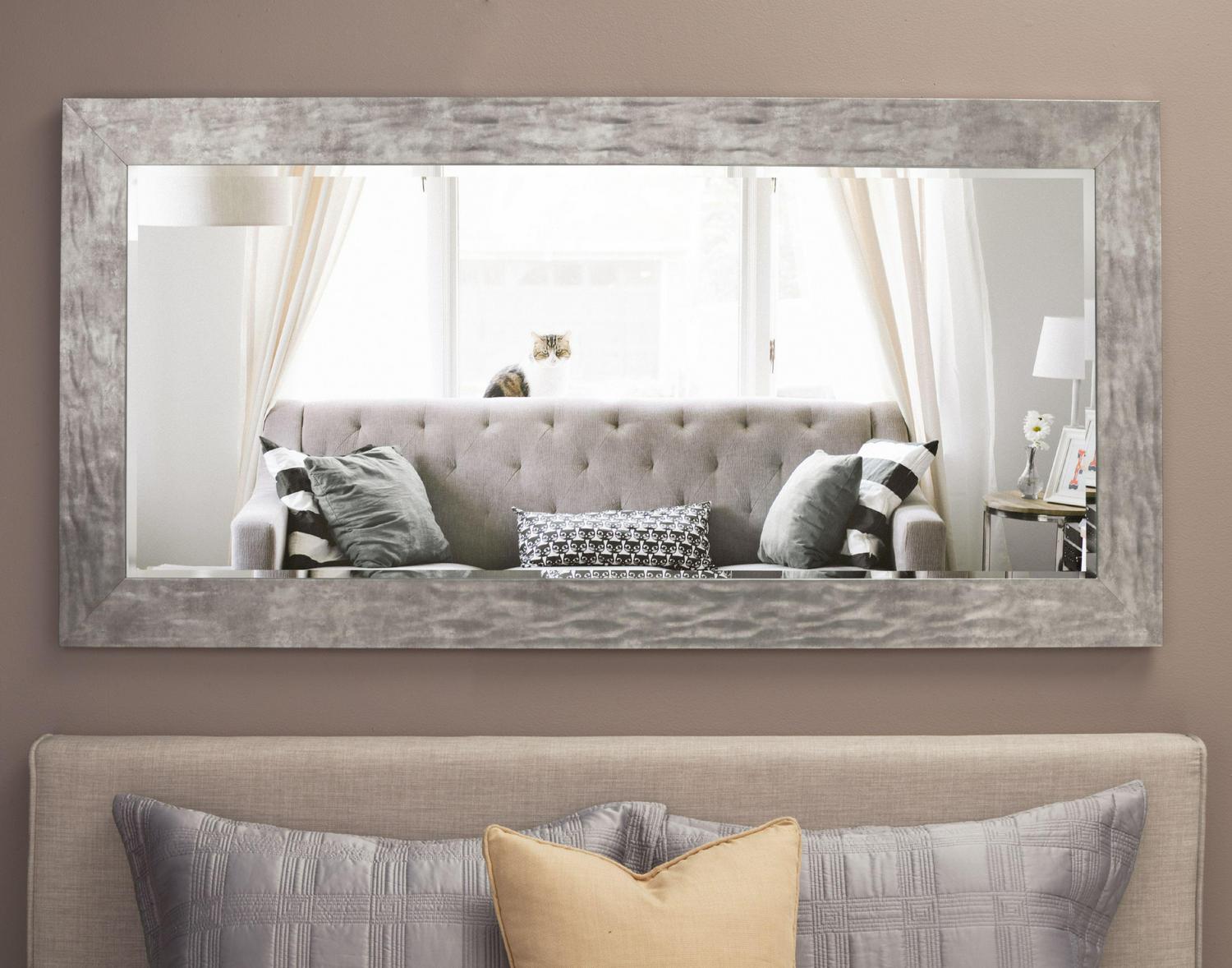 Sandberg Furniture Hammered Metal Full Length Floor Mirror 8211 31W x 65H in  Crowdfused