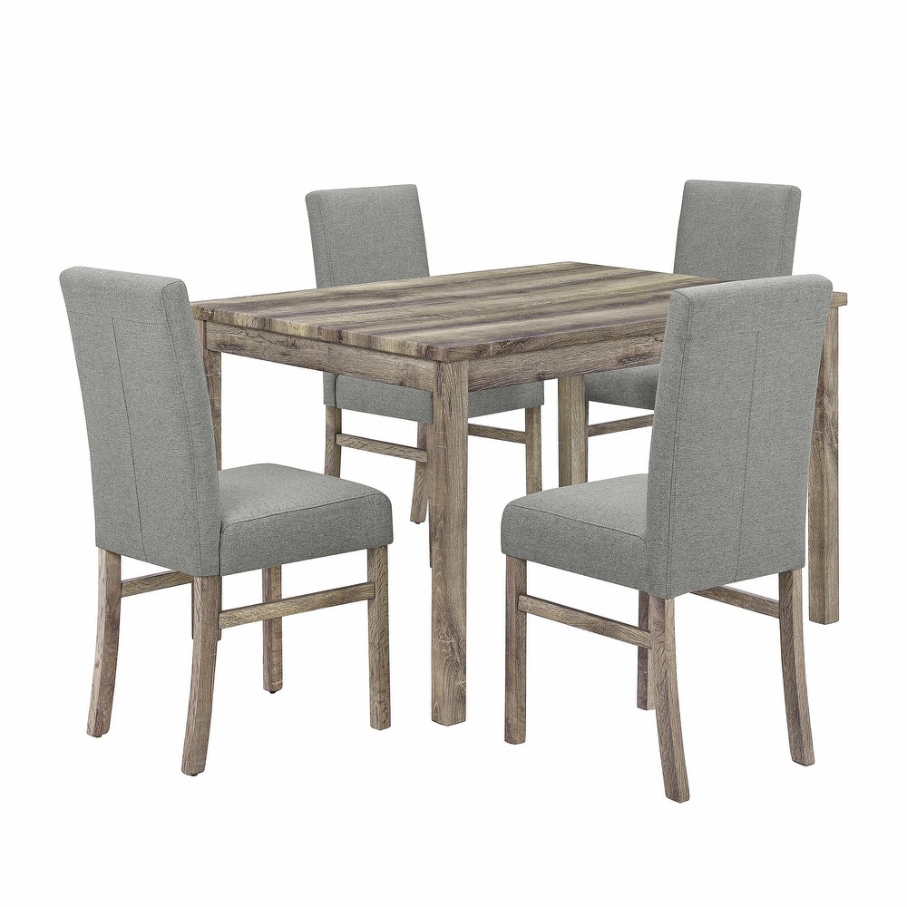 Modern Rectangular Dining Table with Chairs for Kitchens and Dining Room