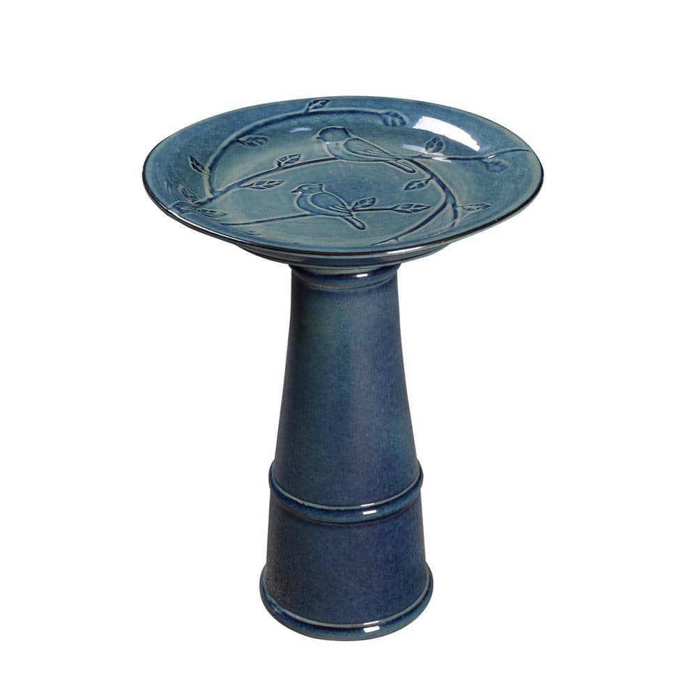 Manor Brook Odani Ceramic Round Birdbath MB100482