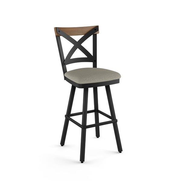 Amisco Snyder Swivel Counter and Bar Stool