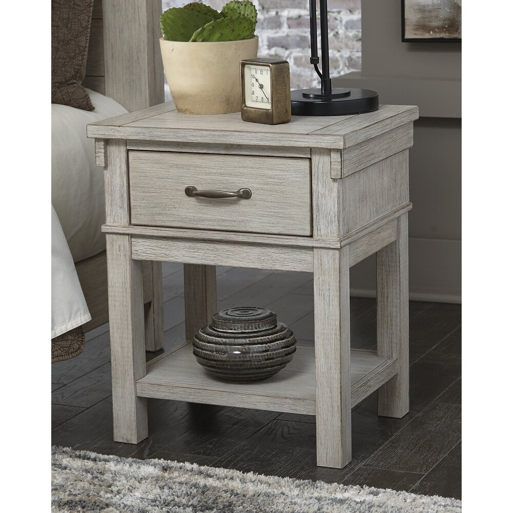 Signature Design by Ashley Shamryn Woodgrain 1 drawer Nightstand