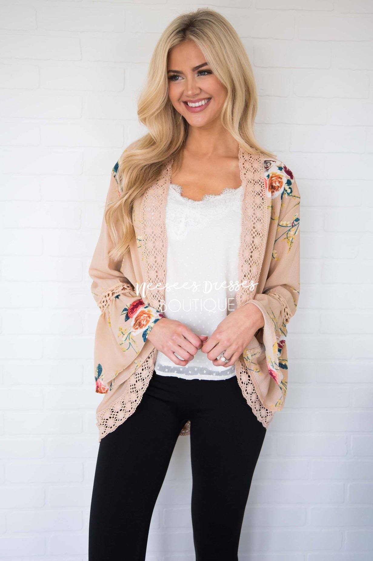 Just Bloom Floral Cardigan