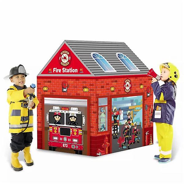 Tent For Kids， Firemen Play Tent， Kids Tent Indoor， Indoor Outdoor Children's Play Tent 26767