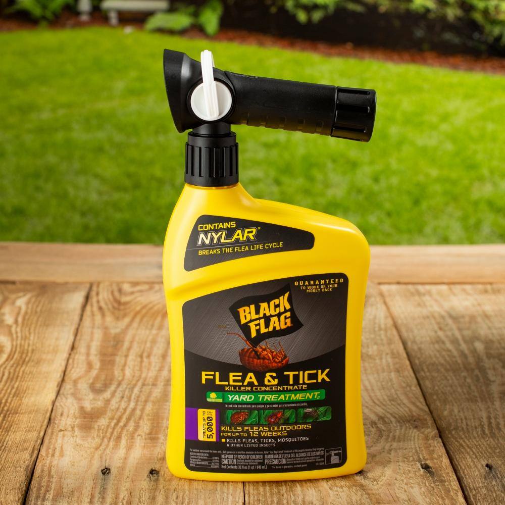 Black Flag Flea and Tick Killer 32 oz. Concentrate Yard Ready-to-Spray HG-11108-2