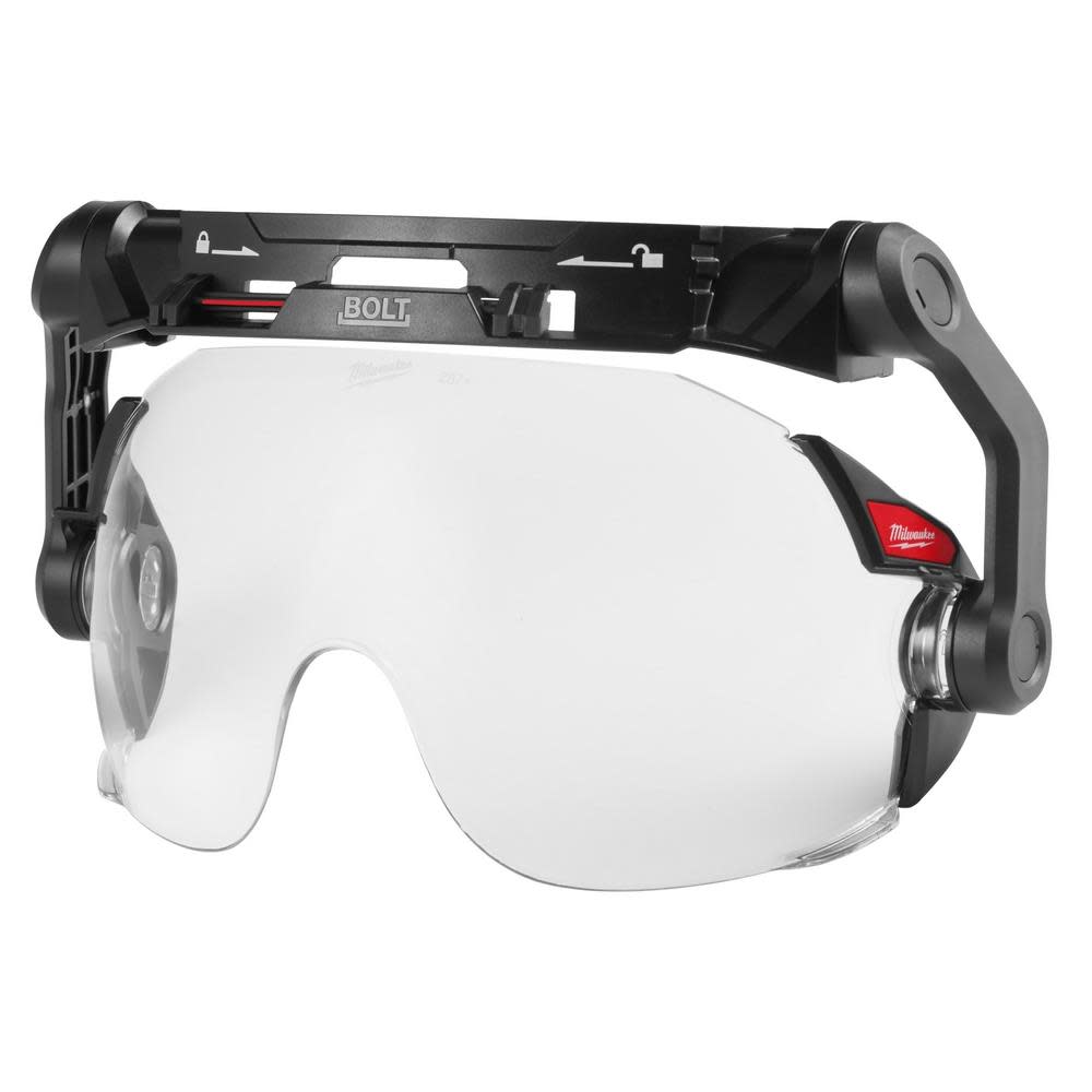 Milwaukee BOLT Eye Visor Clear Dual Coat Lens Compatible with Safety Helmets 48-73-1411 from Milwaukee