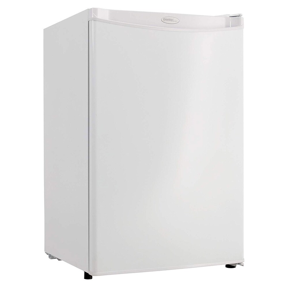 Danby Designer 4.4 Cubic Feet Automatic Defrost Compact Mini Refrigerator  White