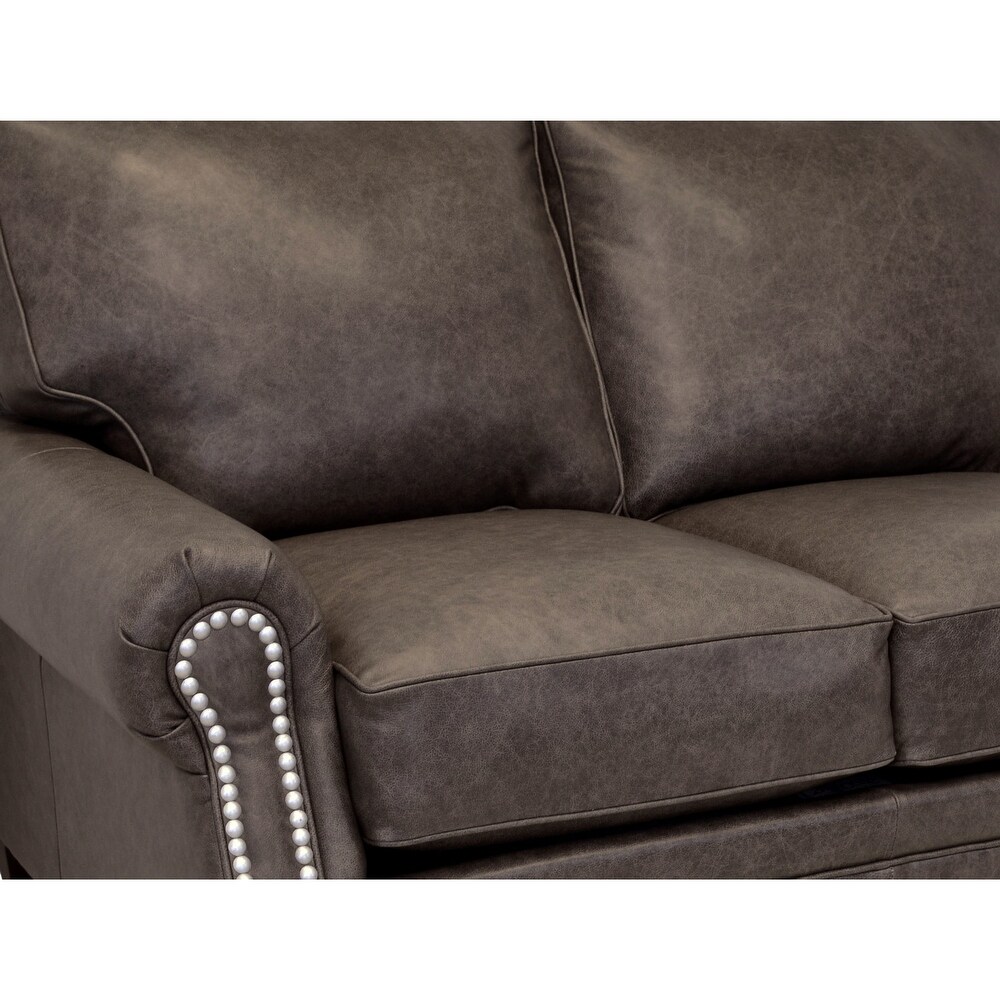 Payne Top grain Leather Sofa  Loveseat  and Chair Set