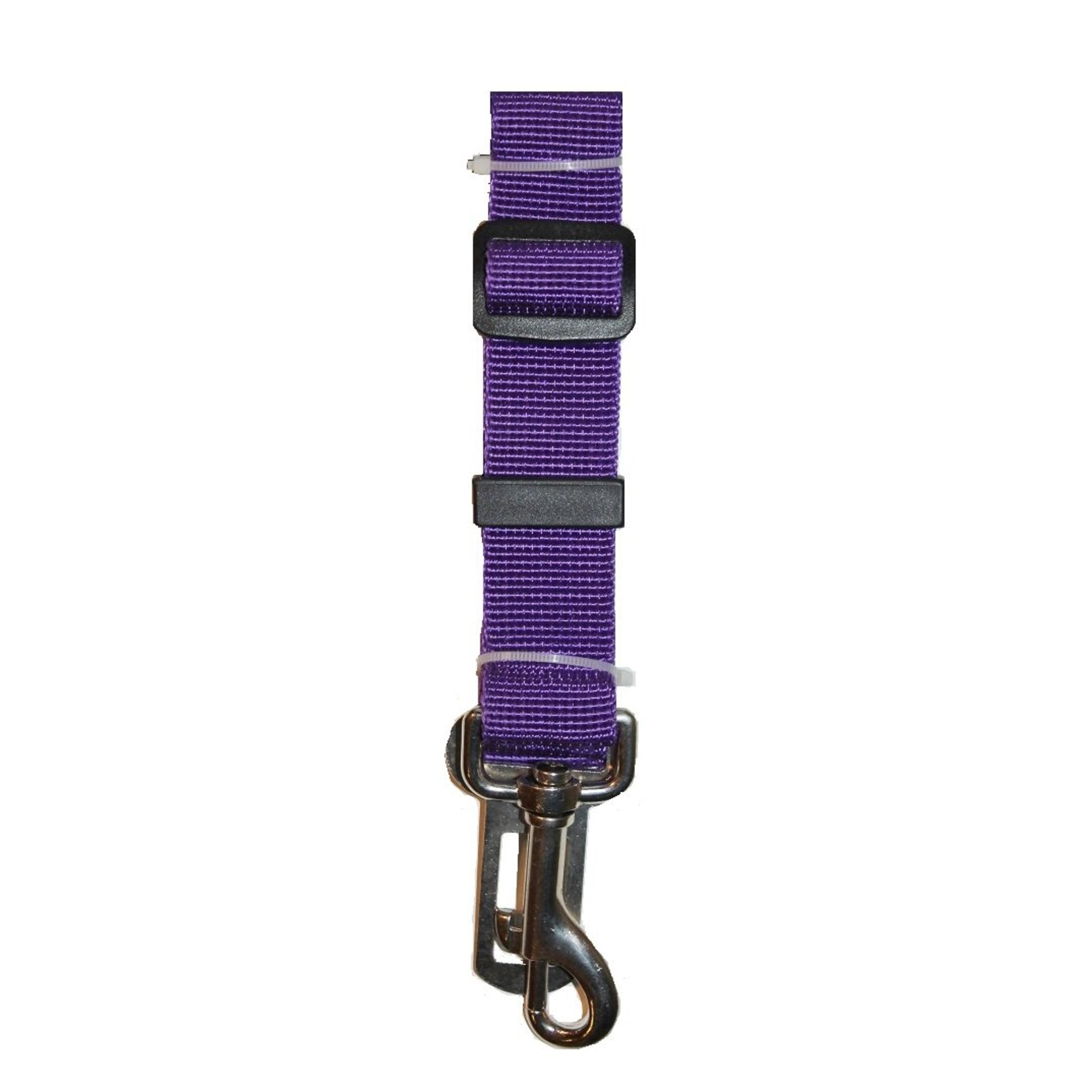 Downtown Pet Supply Dog Seatbelt Harness， Universal Dog Seatbelt for Car， Purple