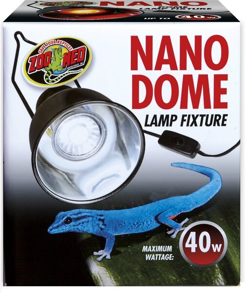 Zoo Med Nano Dome Reptile Terrarium Lamp Fixture， 40-watt