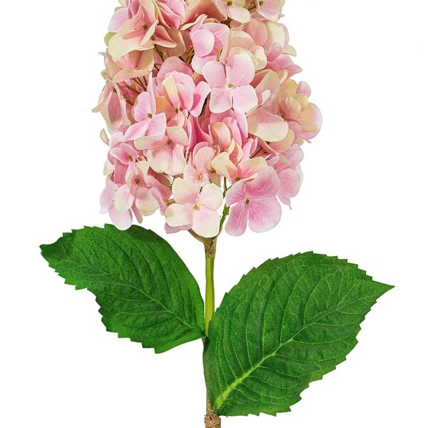 Vickerman 34 Artificial Pink Cone Hydrangea Spray. 2 Stems In A Bag.