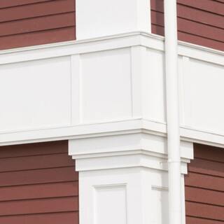 Veranda 34 in. x 3-12 in. x 8 ft. White PVC Trim (6-Pack) 827000002