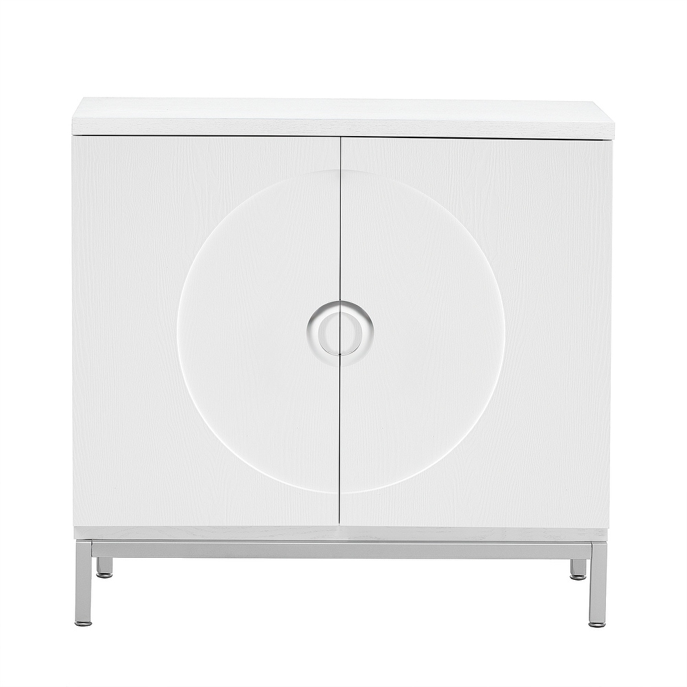 Modern Storage Cabinet  Free Standing Buffet Cabinet  Wood Accent Cabinet for Living Room  Entryway  Dining Room