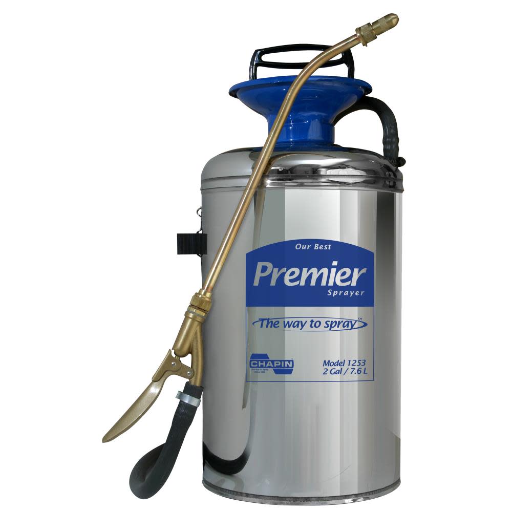 Chapin 1253 2 Gallon Premier Stainless Steel Sprayer ;