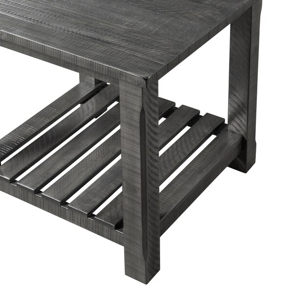 Barn Door Wood End Table by Martin Svensson Home