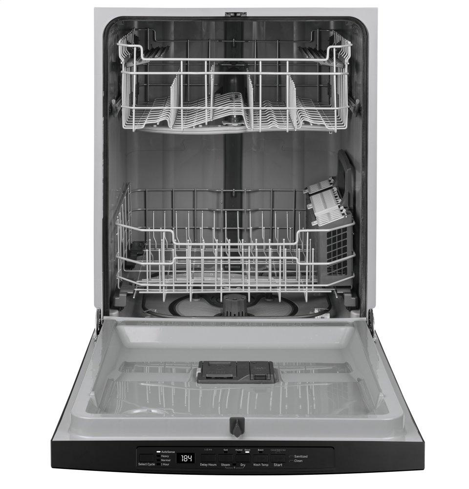 Ge Appliances GDT530PGPBB Ge® Top Control With Plastic Interior Dishwasher With Sanitize Cycle & Dry Boost