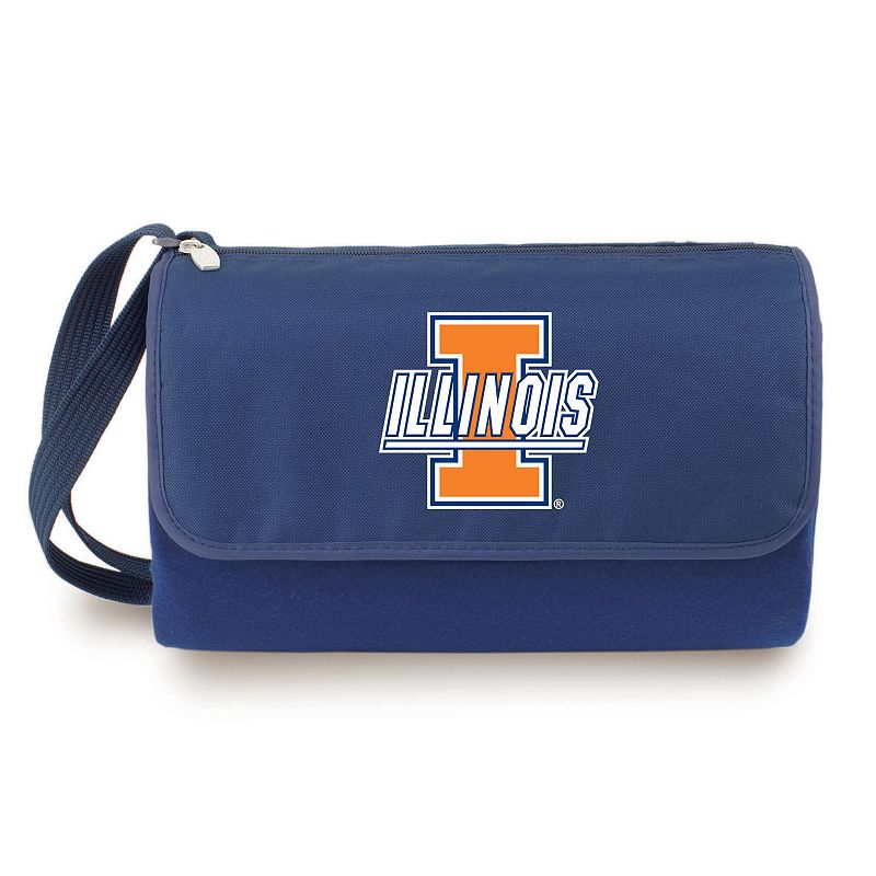 Picnic Time Illinois Fighting Illini Blanket Tote