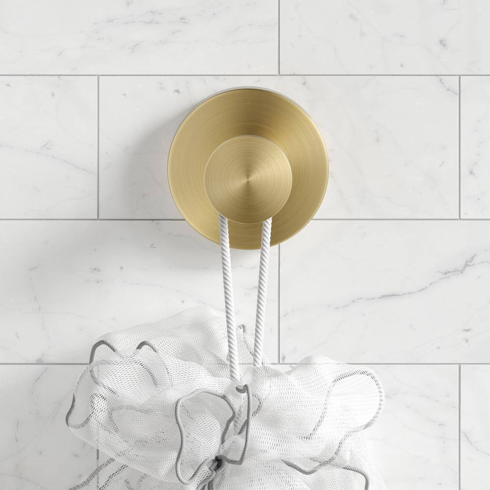 KRAUS Elie Bathroom Robe and Towel Hook in Brushed Gold KEA-18801BG