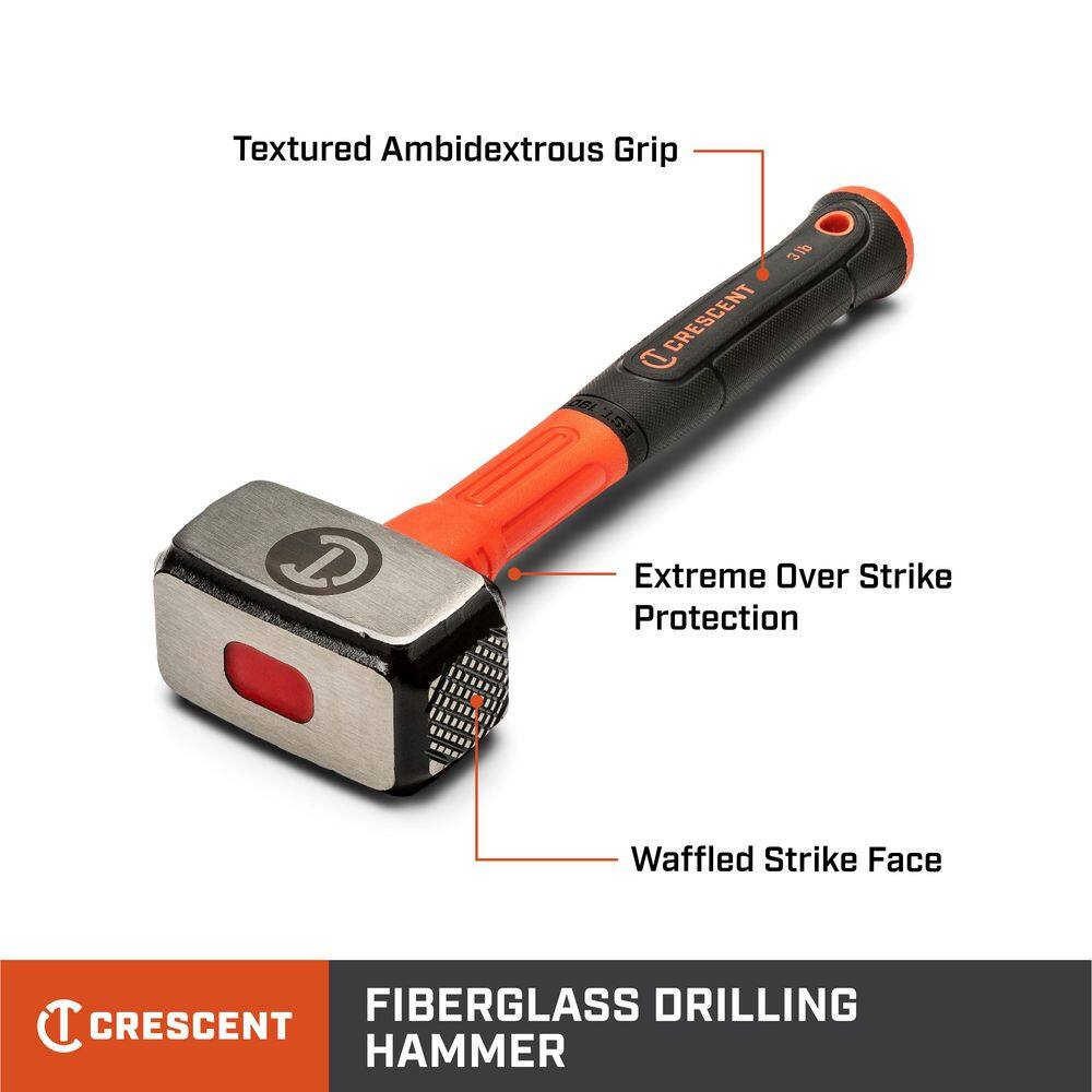 Crescent 32 oz. Fiberglass Drilling Hammer CHFDRL32