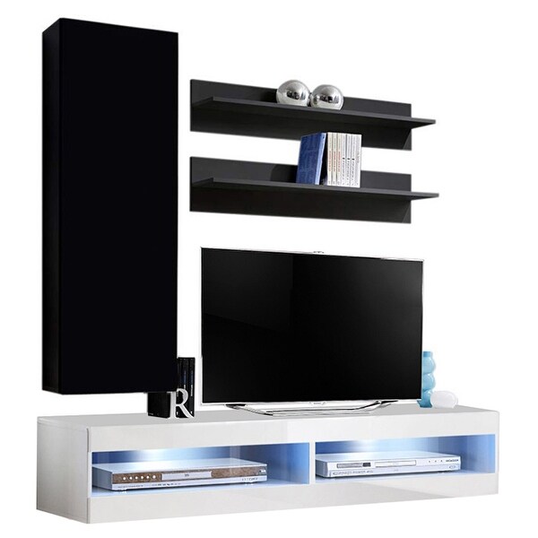 Fly H1 34TV Wall Mounted Floating Modern Entertainment Center