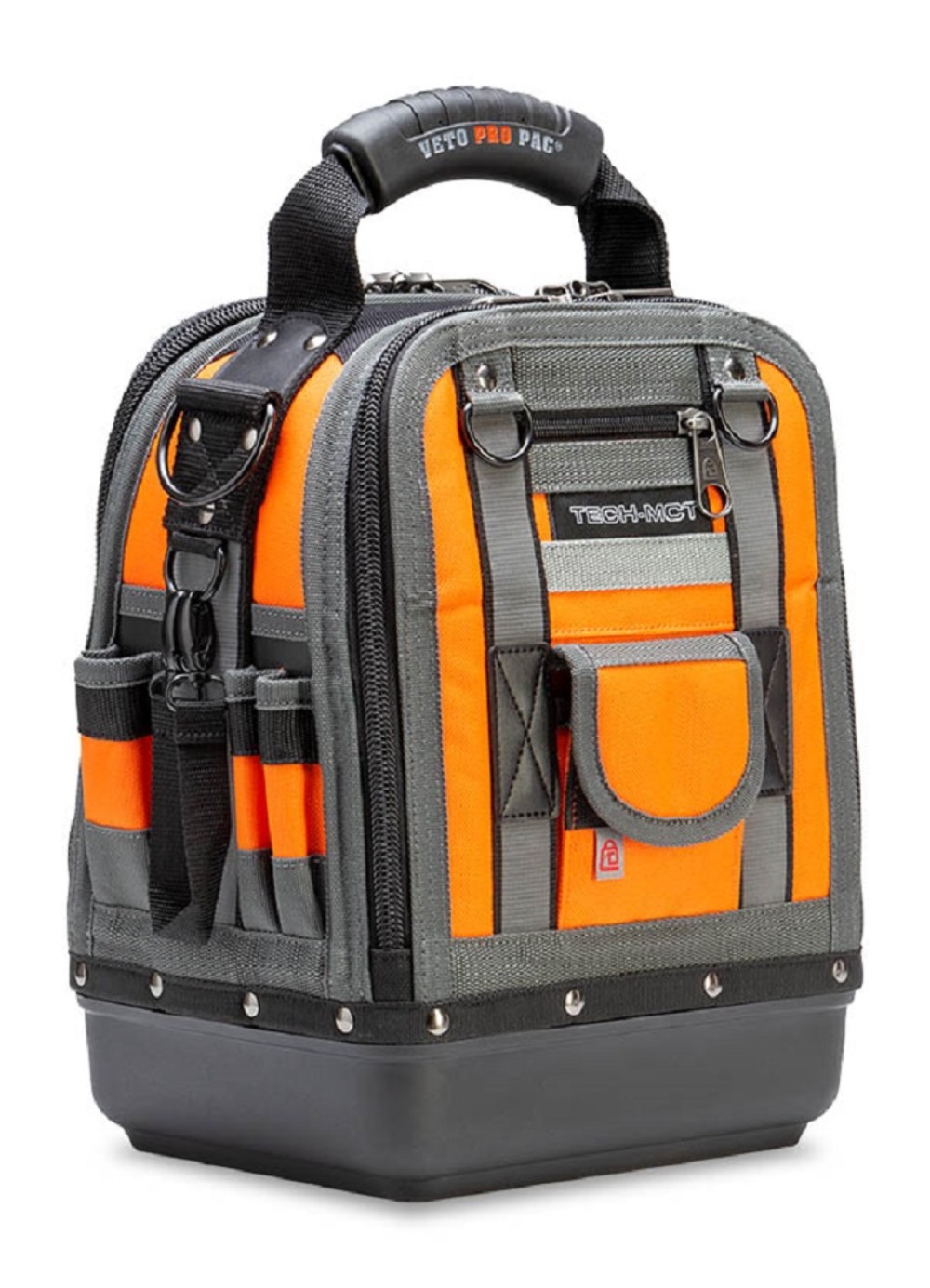 Veto Pro Pac Tech Tool Bag Compact/Tall Hi Viz Orange