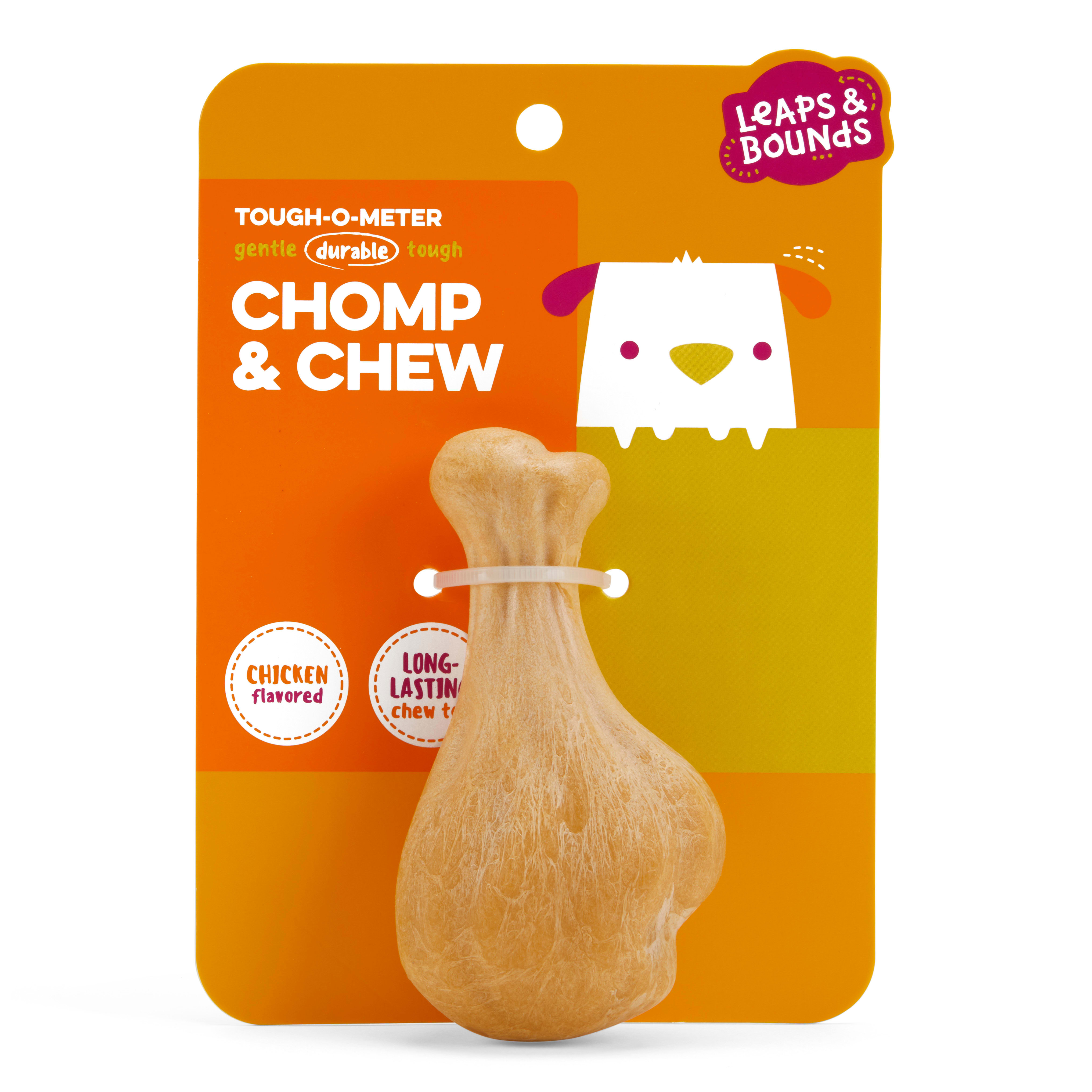 Leaps  Bounds Nylon Chicken Wing Dental Dog Chew Toy， X-Small