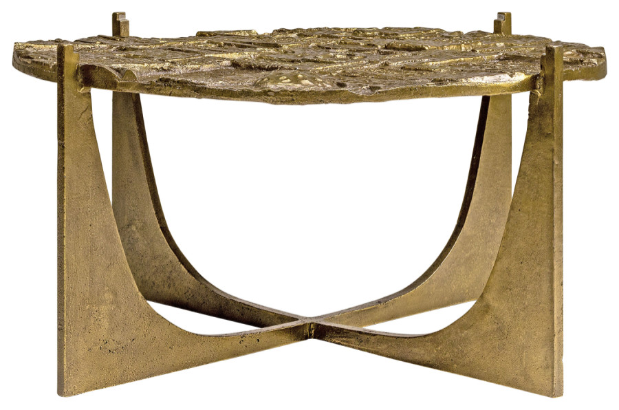 Gold Rustic Coffee Table  Versmissen ODE   Rustic   Coffee Tables   by Oroa   Distinctive Furniture  Houzz