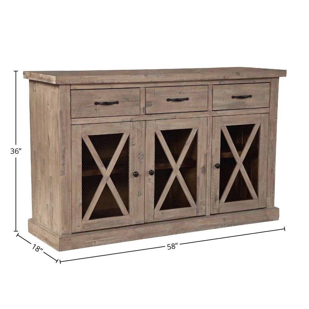 Newberry Sideboard  Weathered Natural