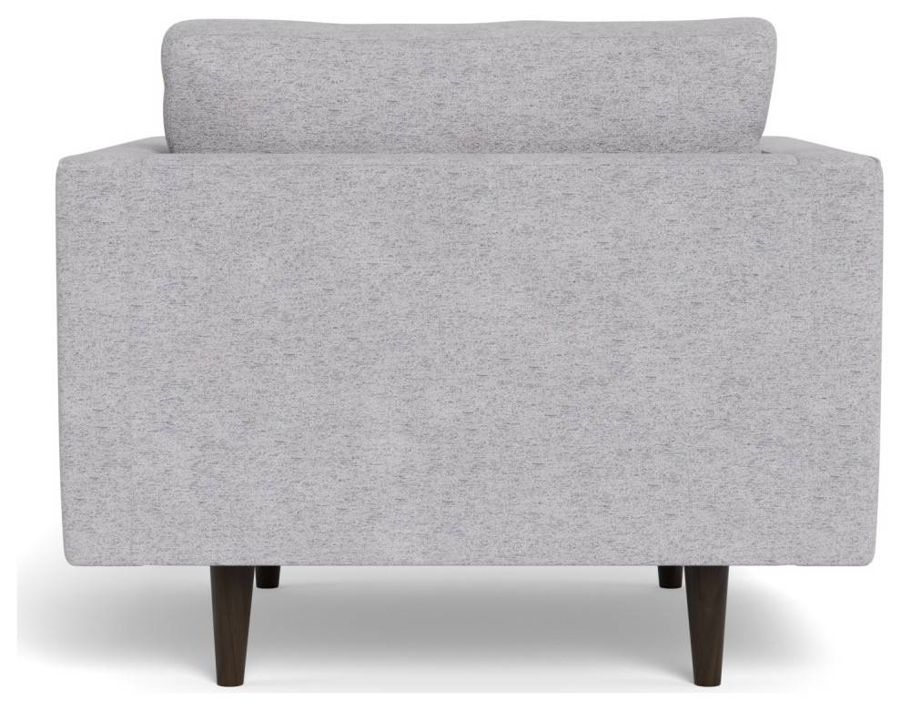 Ladybird Arm Chair  Travis Pewter   Midcentury   Armchairs And Accent Chairs   by Couch Potatoes  Houzz