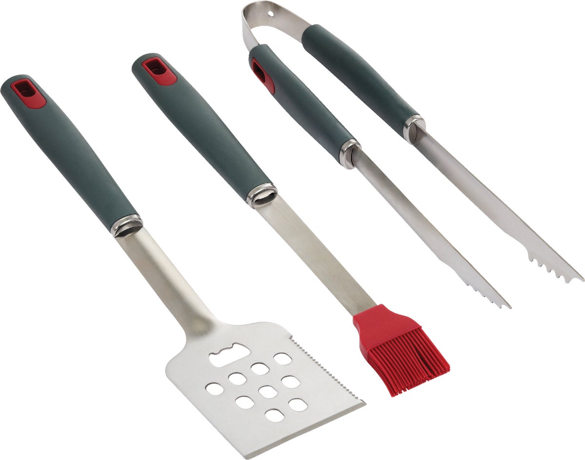 GrillPro 3-Piece Resin Handle Barbeque Tool Set